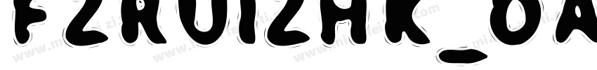 FZRUIZHK_DA GBK1 0字体转换